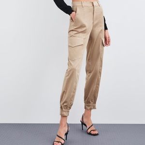 Zara satin cargo pants new WOT